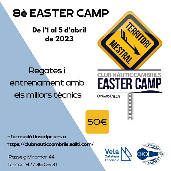 El Club N Utic Cambrils Prepara La Octava Edici N Del Easter Camp Y La